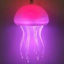 七彩水母吊燈